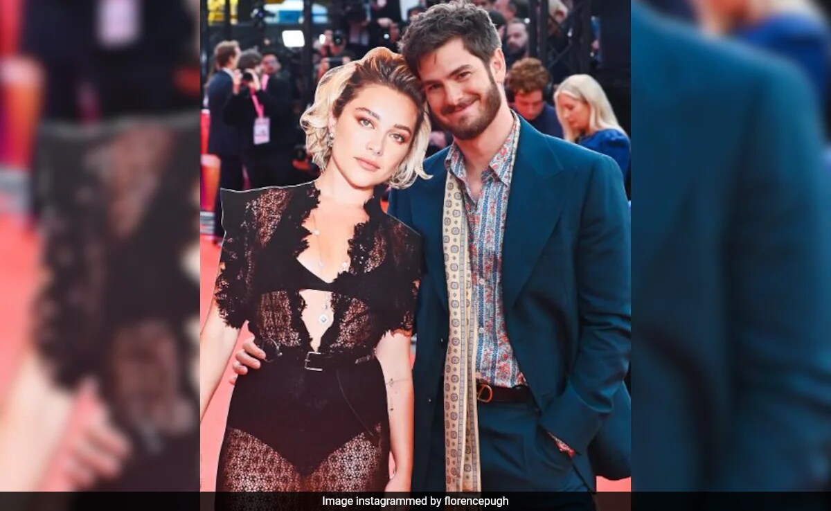 Andrew Garfield’s Surprising Plus One at “We Live In Time” Premiere: A Giant Cutout of Florence Pugh