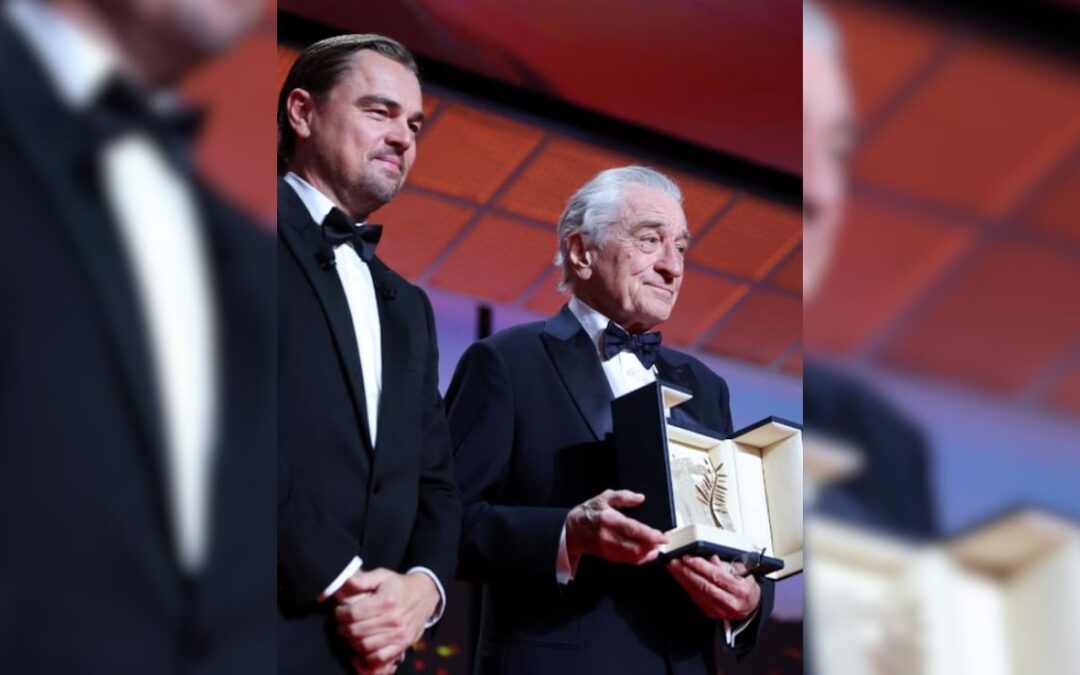 Leonardo DiCaprio Bestows Lifetime Achievement Palme D’Or to Robert De Niro at Cannes 2025